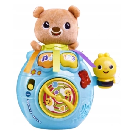 Vtech Baryłka Akuku wyskakujaca nisepodzianka miś